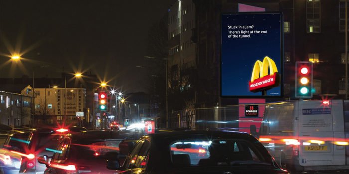 This Digital OOH Marketing Campaign From McDonald's Changes Billboards According To Traffic