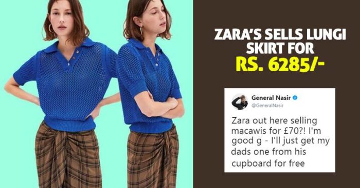 zara is selling a skirt