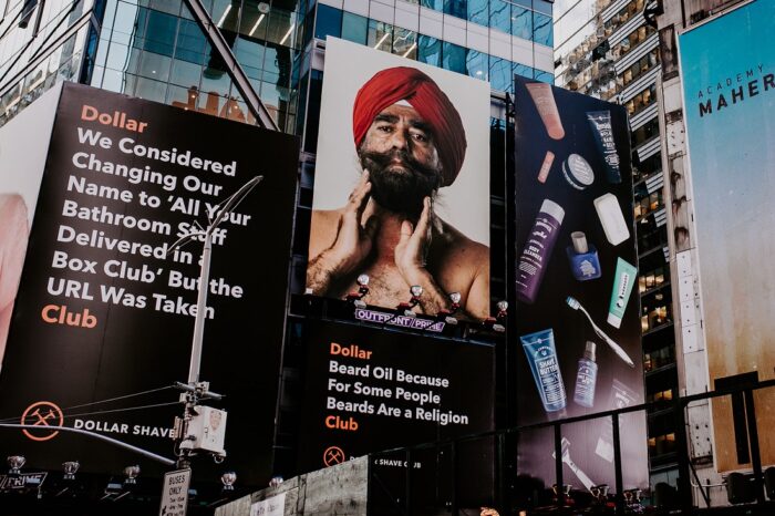 74-Year-Old Indian Sikh Model Featured In The Billboard At Times Square, NYC