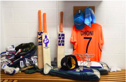 Why MS Dhoni Has Been Changing Bat Logos This World Cup