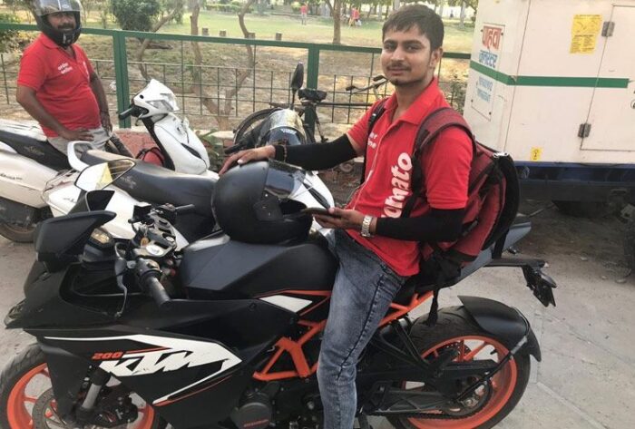 Zomato Employee Buys His Dream Bike & Twitter Is Curious About His Earnings