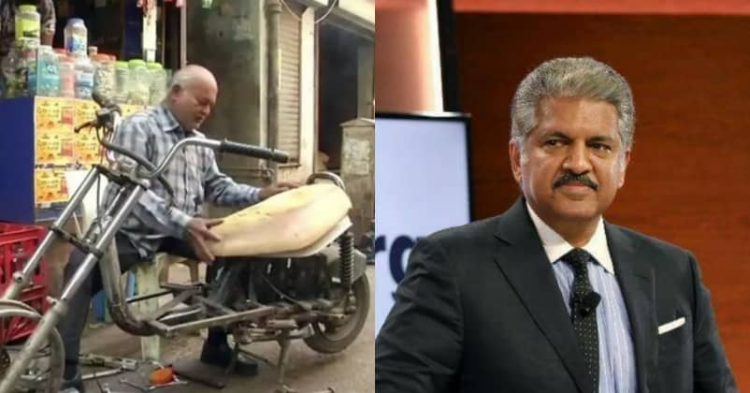 Man Goes Viral By Making E-Bike Made Out Of Scrap, Anand Mahindra To Fund Rs. 1 Crore