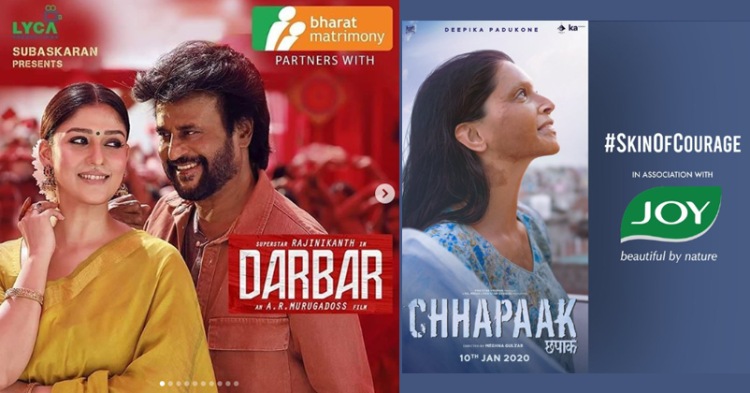 Chhapaak, Tanhaji, Darbar; Know The Brands Associated With These Blockbuster Movies.