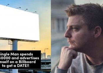 Guy Advertises Himself On Billboard For Rs 40,000 To Get A Girlfriend