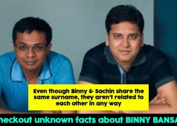 Interesting Facts To Know About Flipkart's Co-Founder- Binny Bansal