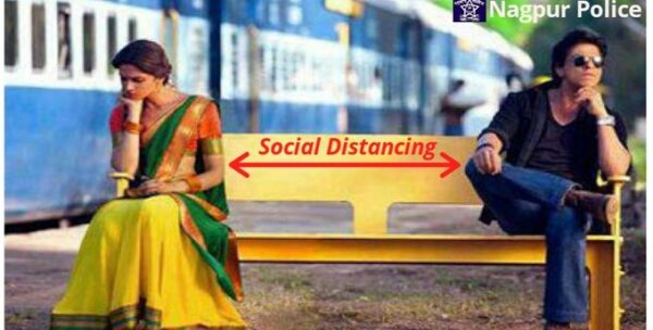 Nagpur Police Uses Chennai Express Meme To Spread Awareness About Social Distancing