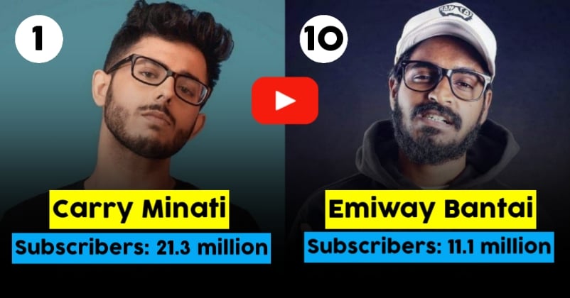 10 Most Subscribed Individual rs In India 2020 - Marketing Mind