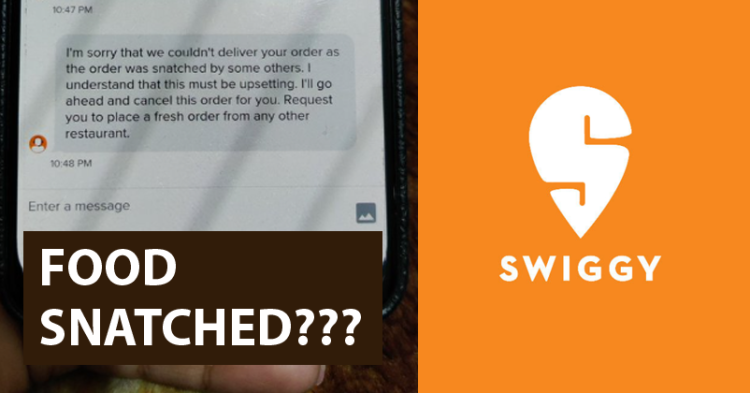 Food Gets Snatched Away From Swiggy Delivery Boy In Noida