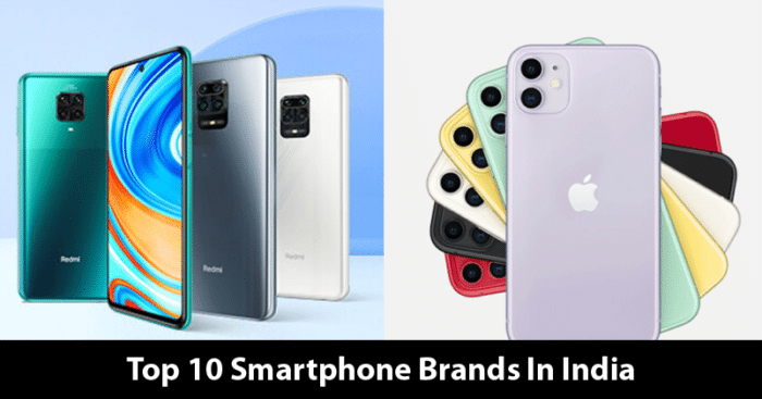 Top 10 Smartphone Brands India 2021 [Updated] - Mind