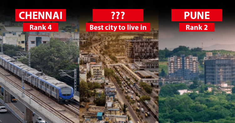 Top Cities In India Ranked Acc. To Ease of Living Index 2020