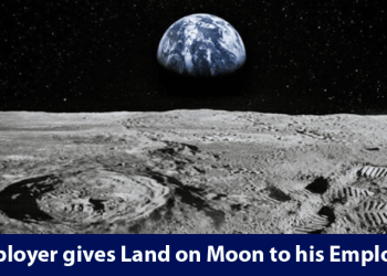 Company Gifts Employee Land On Moon For His Hardwork