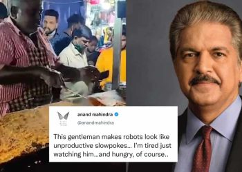 Anand Mahindra Shares Video Of A Man Making Dosas Who Looks To Be Much Faster Than Robots