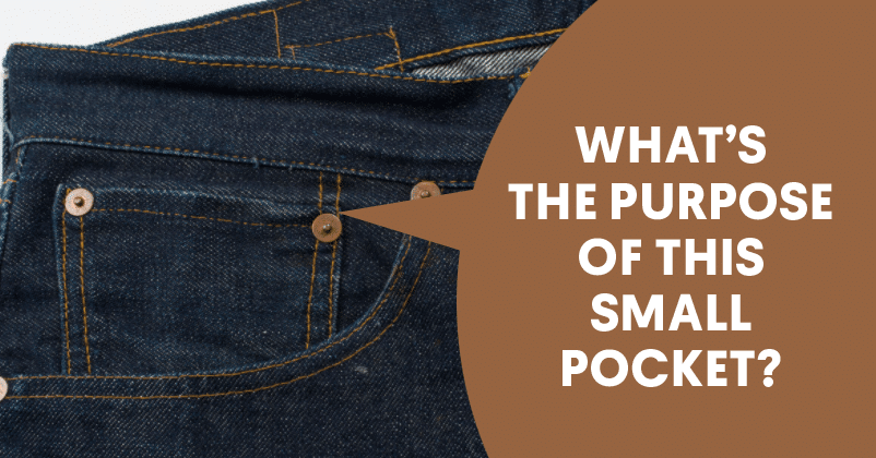 The fascinating history behind why jeans have that random tiny