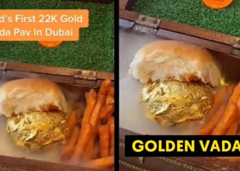 Restaurant Launches Vadapav With 22-Carat Gold Sheets