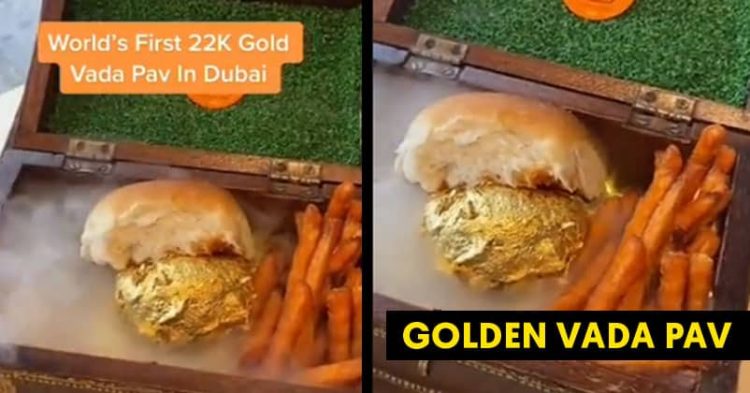 Restaurant Launches Vadapav With 22-Carat Gold Sheets