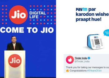 Jio Completes 5 Years, Receives Creative Wishes By Brands On Social Media