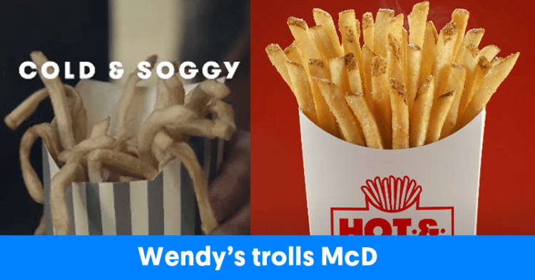 Wendy’s Does It Again – Trolls McDonald’s Over French Fries This Time