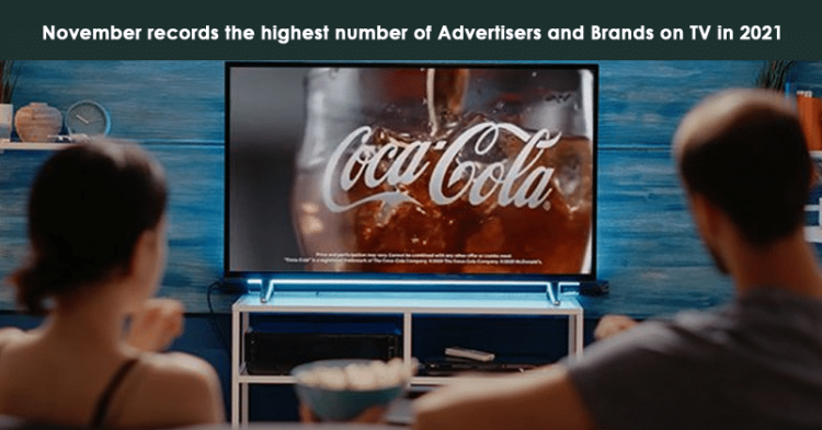 November Records Highest Number Of Advertisers & Brands On TV In 2021: BARC