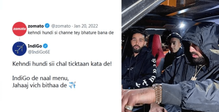 Zomato's Take On AP Dhillion's Hit Song Has Made Brands Show Their Creativity On Twitter