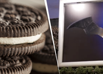 Batman's Batarang Is Seen Slicing Through 3D Oreo Billboard In This OOH Campaign