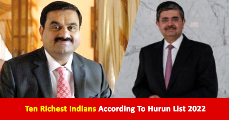 Top 10 Richest Indians According To Hurun List 2022