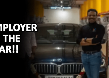 Chennai Based IT Firm Rewards Senior Management With BMW Car For Their Loyalty & Hardwork