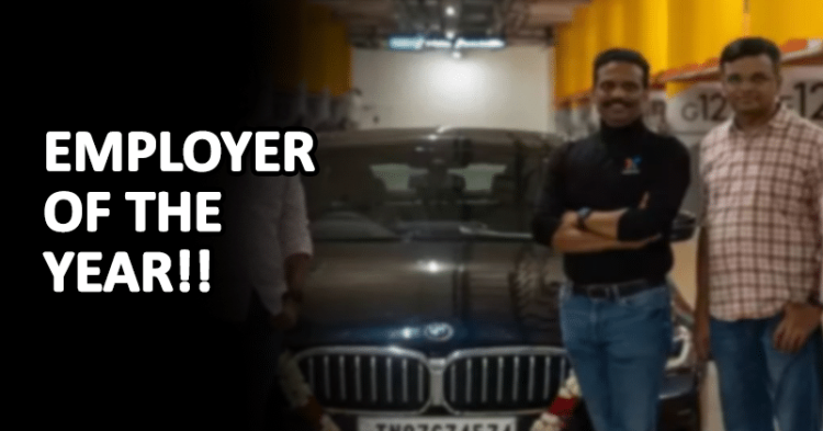 Chennai Based IT Firm Rewards Senior Management With BMW Car For Their Loyalty & Hardwork