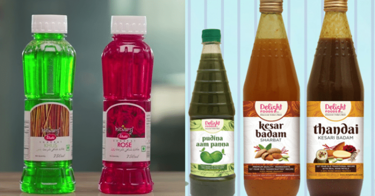 5 Most Popular Sharbat Brands In India