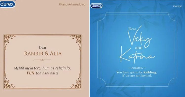 Durex India's Witty Post On Celebrity Weddings Keeps It Ever More Entertaining