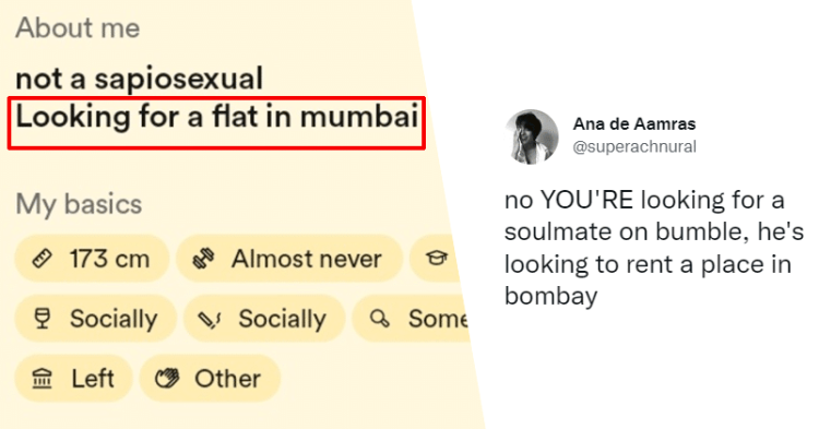 Man Uses Bumble App To Find A Rental Place In Mumbai