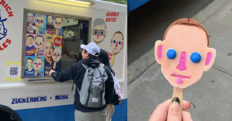 Artist Selling Popsicles Shaped Like Billionaires Such As Elon Musk, Jeff Bezos & More