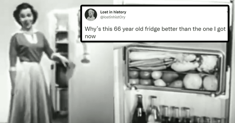 1956 Refrigerator Ad Goes Viral As People Think That The Product Had Awesome Features