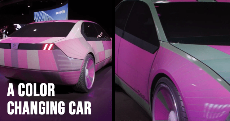 BMW Unveiled An Interesting And Futuristic New Concept: A Color-Changing Car