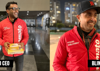 Zomato CEO Took Role Of A Delivery Partner On New Year's Eve, Joined By Blinkit CEO