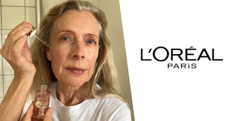 L’Oréal Paris Campaign For Oil Serum For Mature Skin Features An 84 Year Old Influencer