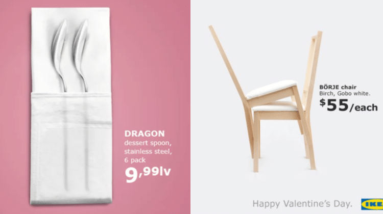 How IKEA Promotes Spicing Up Your Home Life With Its Creative Valentine's Day Campaigns