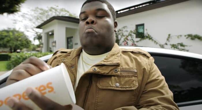 Dieunerst Collin, Popeye's Meme Kid, Features In A Super Bowl Ad Promoting Free Fries.