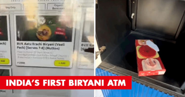 Good News, Chennai Biryani Fans! Now Get Fresh Biryani From The "Biryani ATM" And Take It Home: WATCH