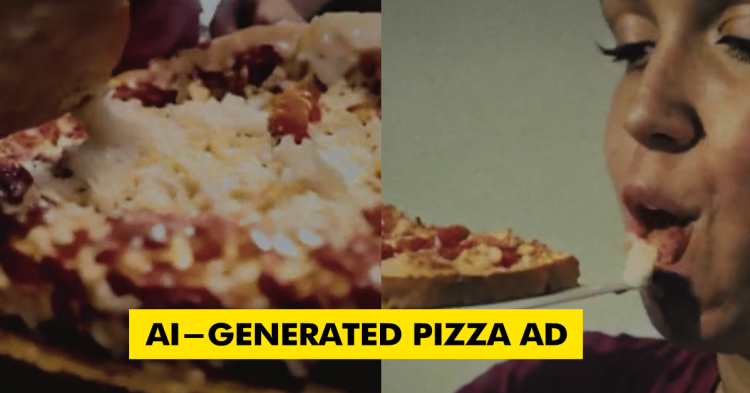 AI-Generated Pizza Ad Gone Viral. Netizens Reacted