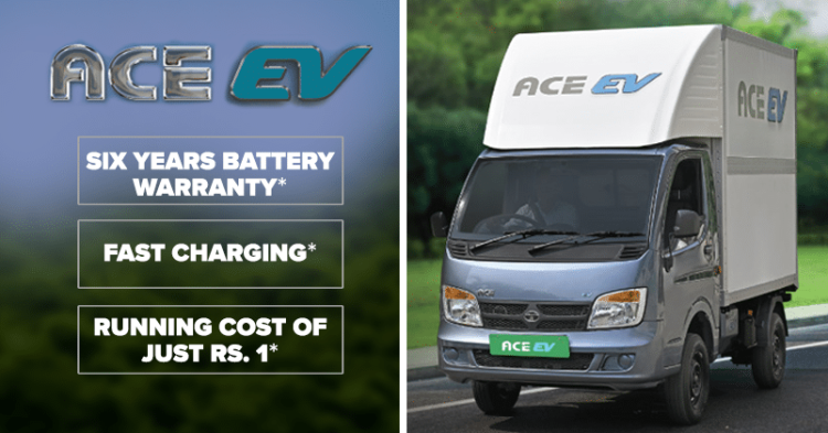 Tata Motors Promotes Its New Tata ACE EV With Powerful Ads Highlighting Robust Product Features