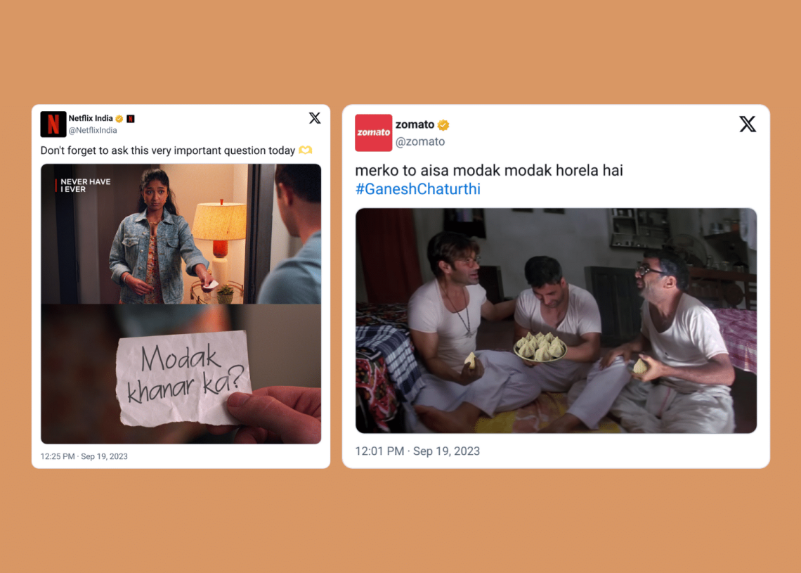 Brands Join Ganesh Chaturthi Celebrations With Creative Social Media Posts