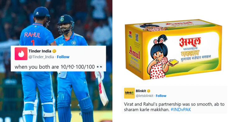 How Brands Played The Sport Of Creativity For KL Rahul-Virat Partnership & India's Win Over Pak