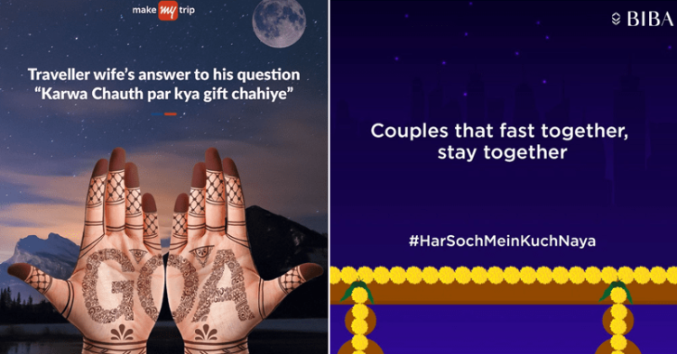 How Brands Celebrated Karwa Chauth With Their Social Media Creatives