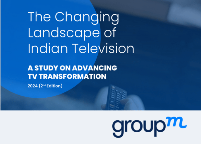 By 2026, 16% Of TV Ad Spends Will Go To Addressable TV Products & Services On CTVs: GroupM