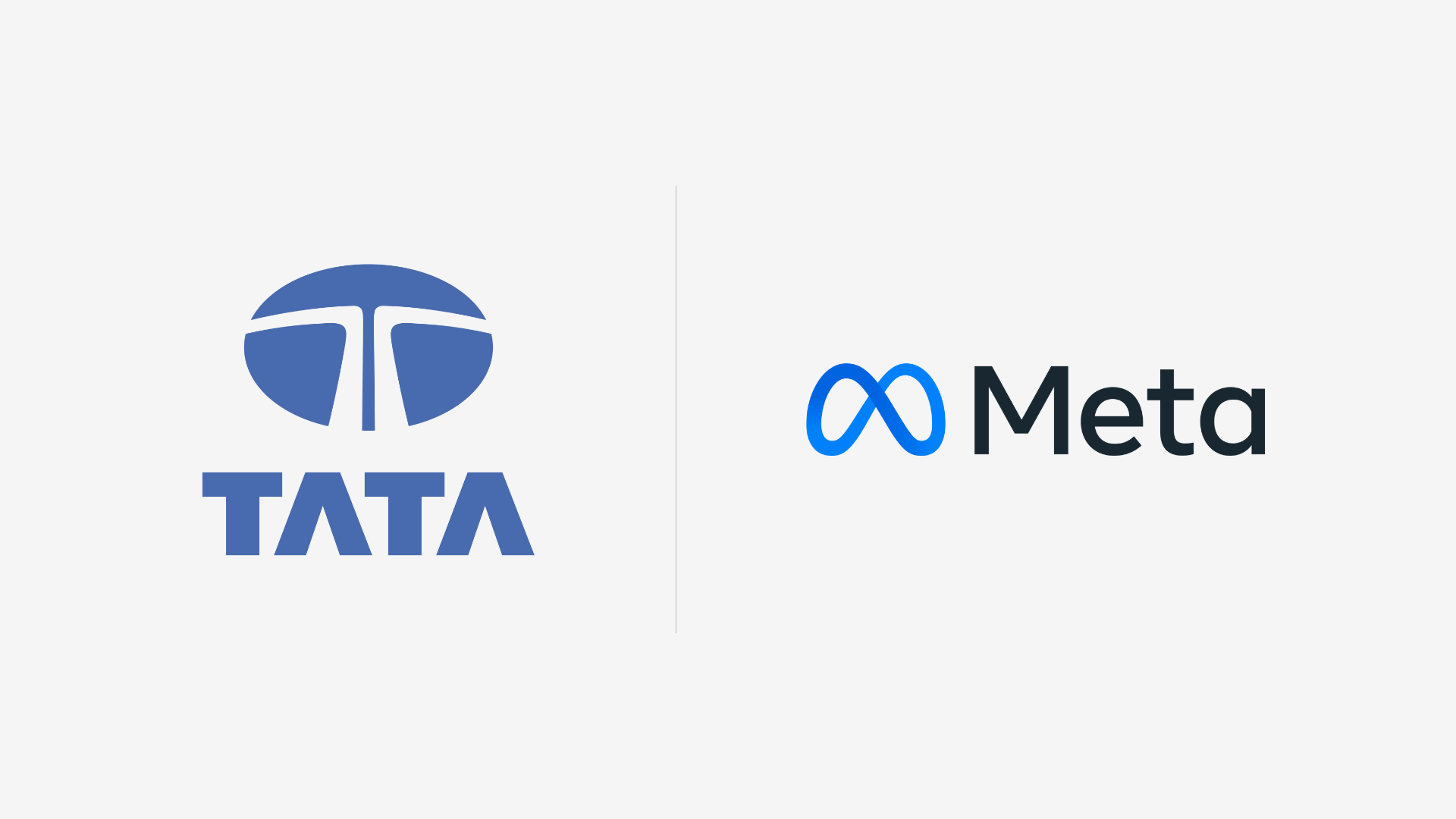 Tata logo & Meta lgog