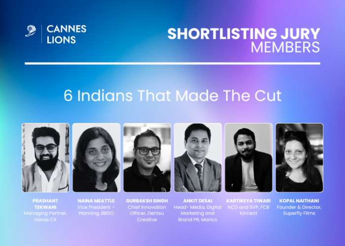 Cannes Lions 2024: Six Indians Enlisted In This Year’s Shortlisting Jury Members