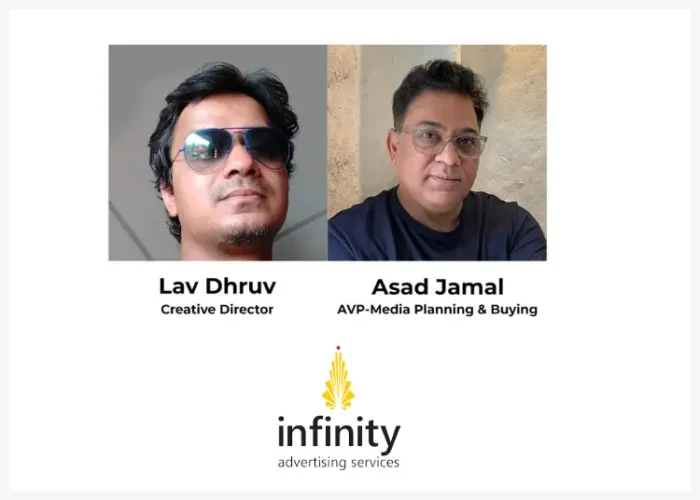 Infinity Advertising Appoints Asad Jamal As Head- Media & Planning & Lav Dhruv As Head- Content