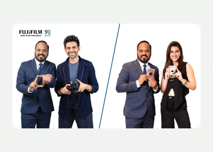 FUJIFILM India’s INSTAX Onboards Kartik Aaryan & Kriti Sanon as Brand Ambassadors