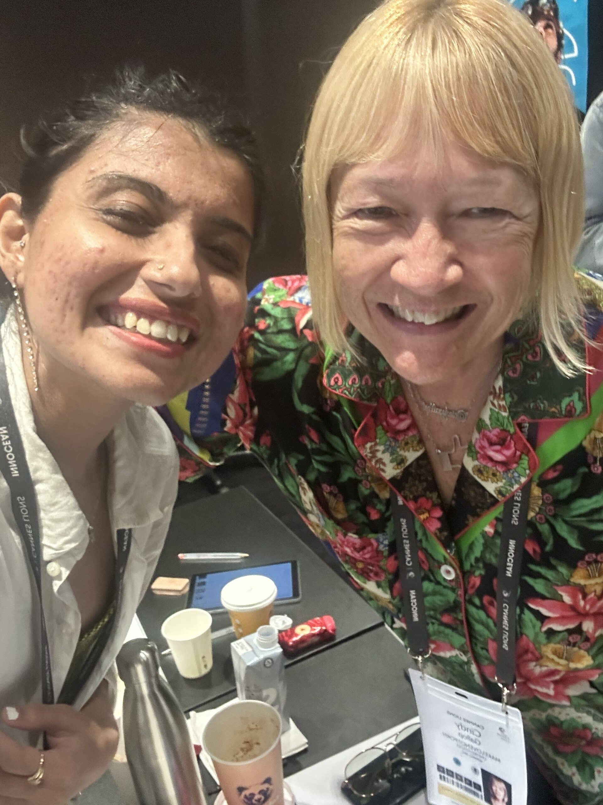 Talented's Pooja Manek with MakeLoveNotPorn's Cindy Gallop