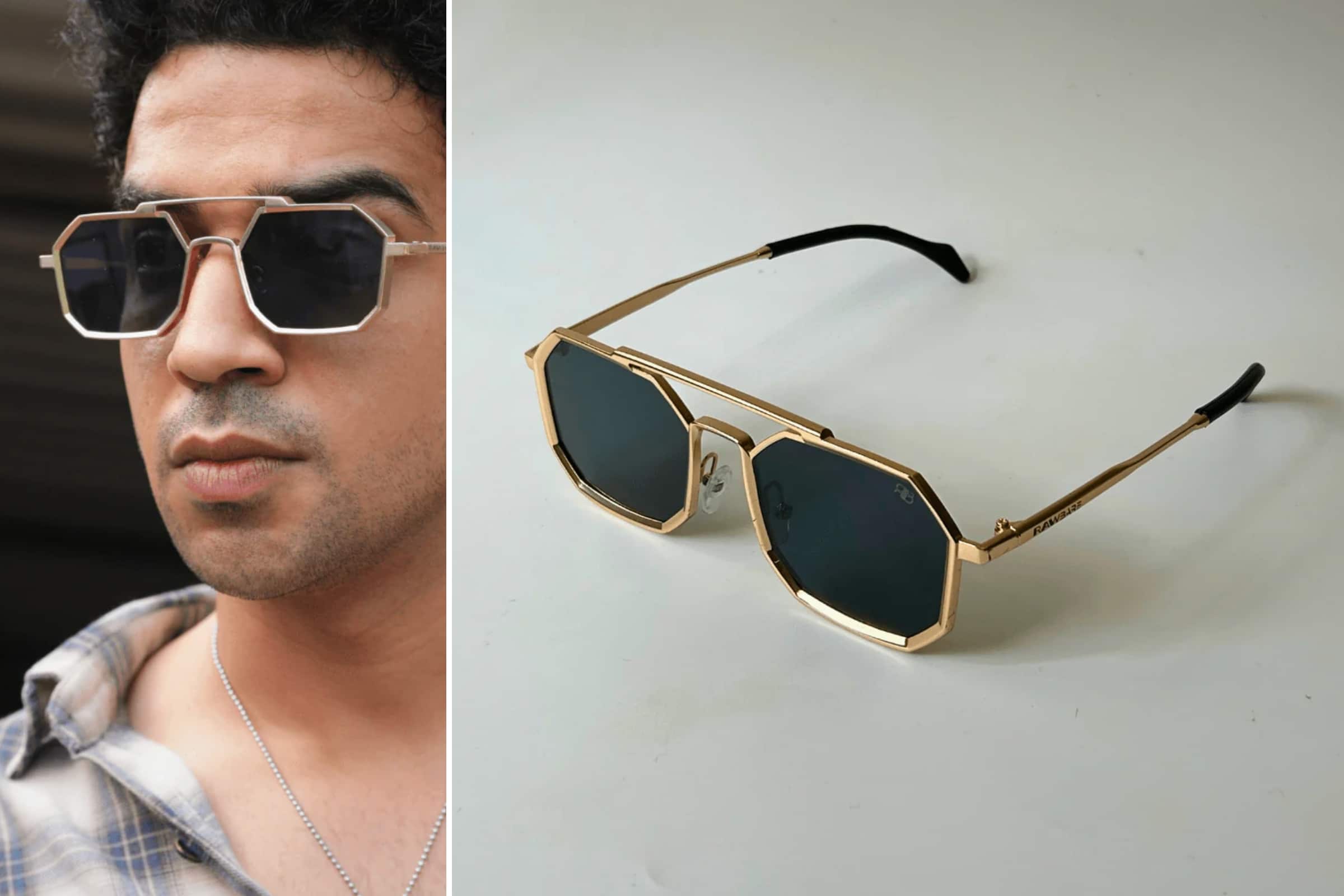 Impact Of Sunglasses On Eye Health - UV-protected Metal Aviator